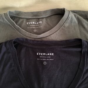 Everlane tee short sleeve (olive & black) XS